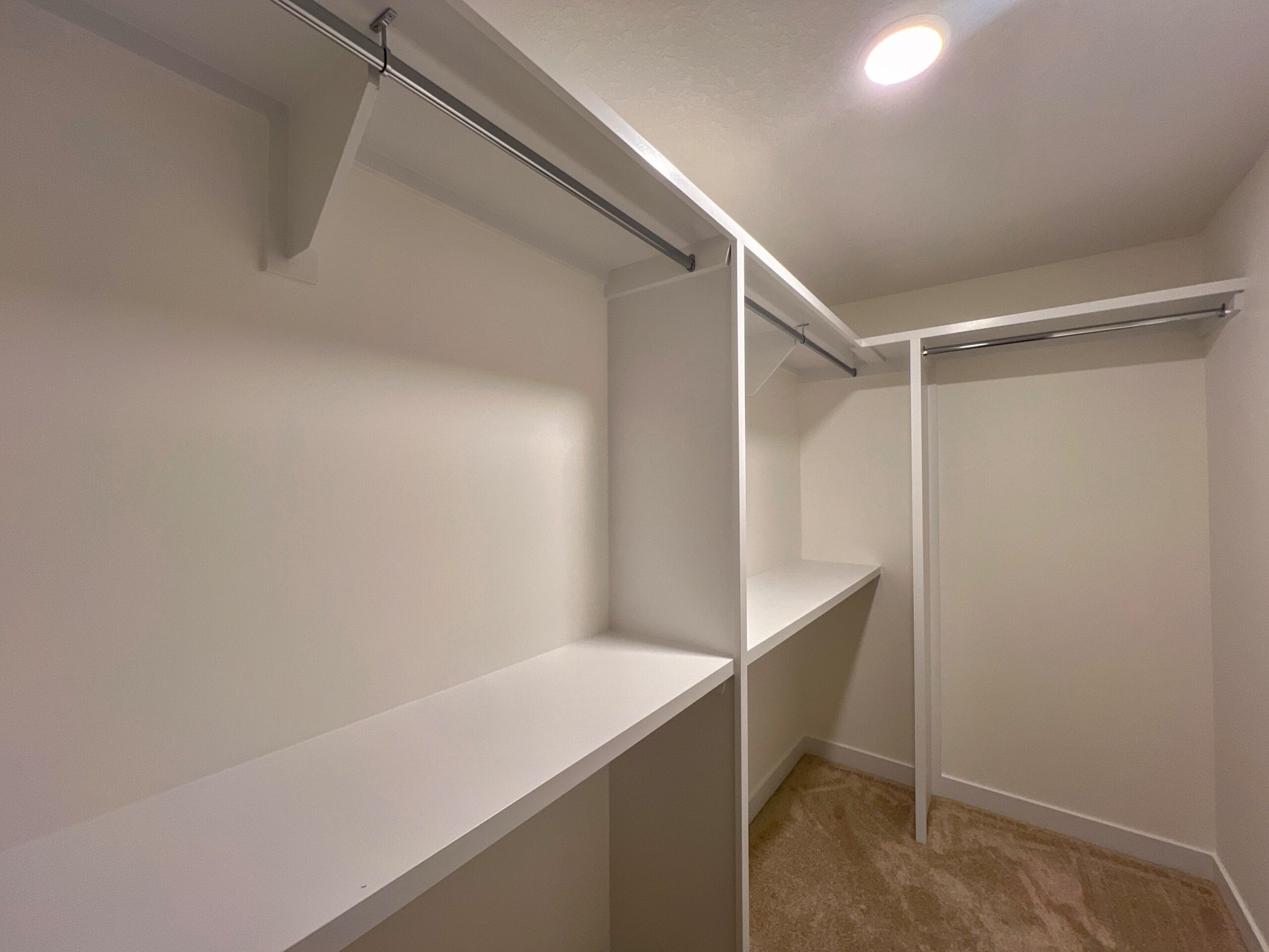 Primary Walk-in Closet Alquinn Homes Easton Showhome