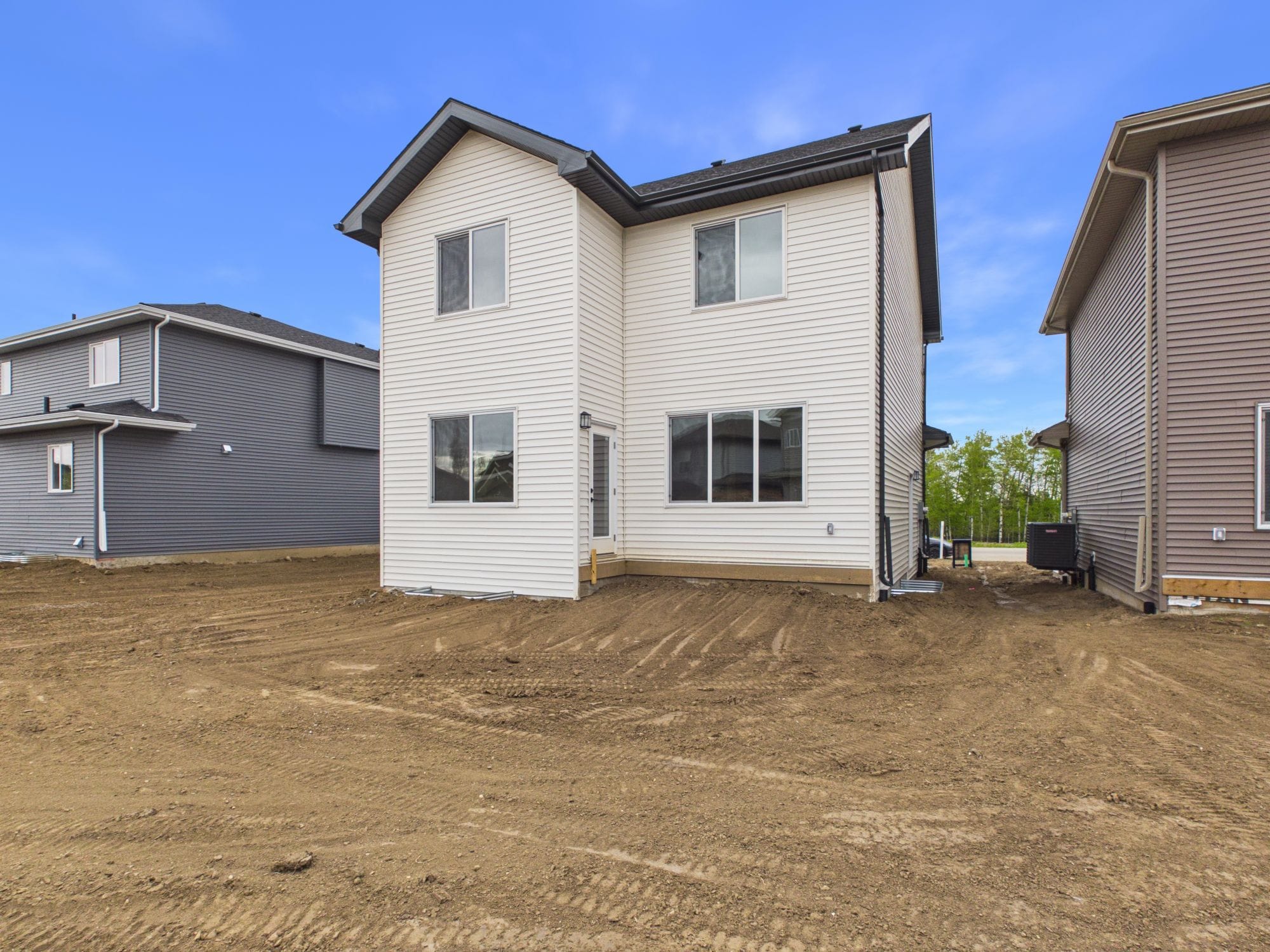 new home for sale in devon yard backyard of new home for sale in devon
