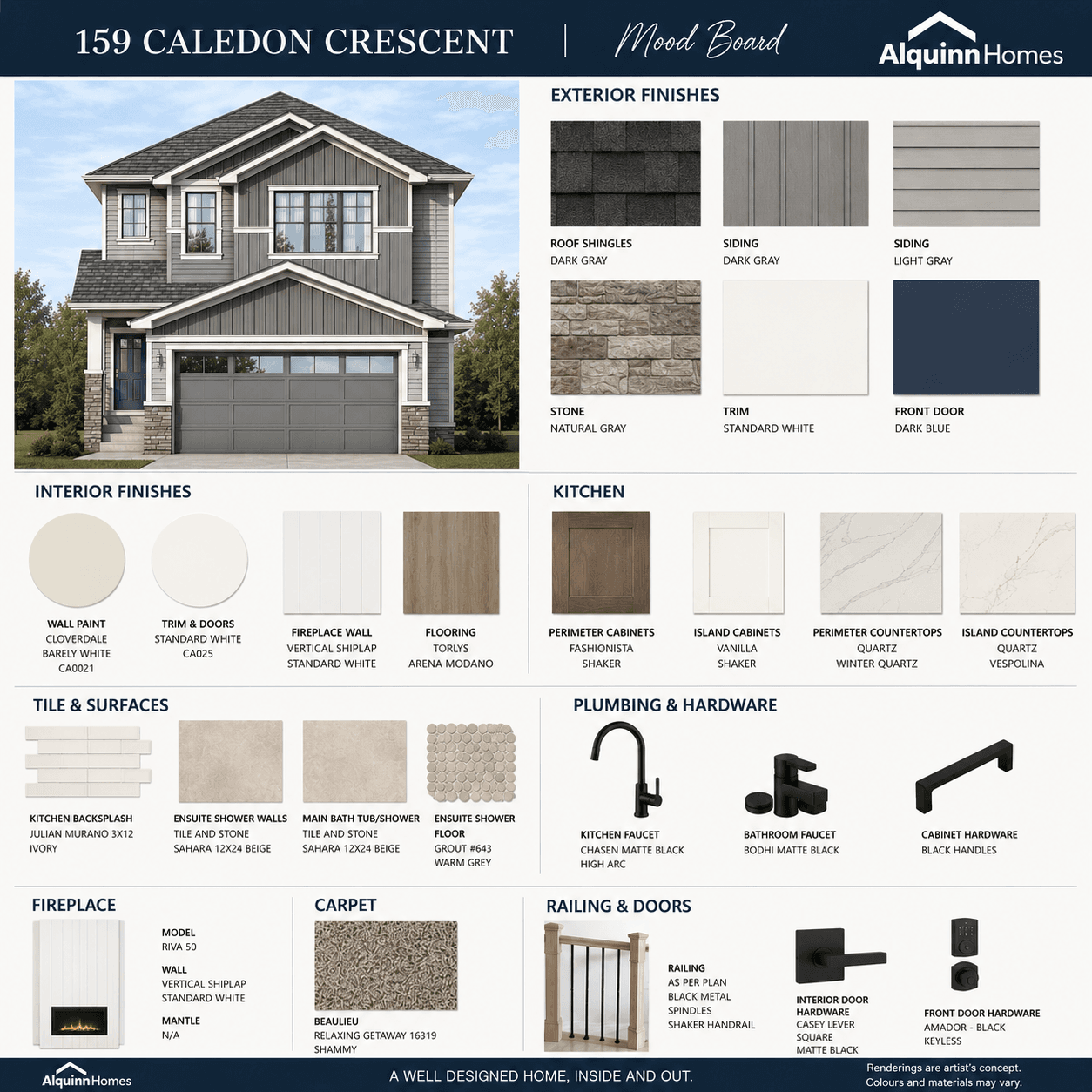 159 Caledon Crescent – Mood Board