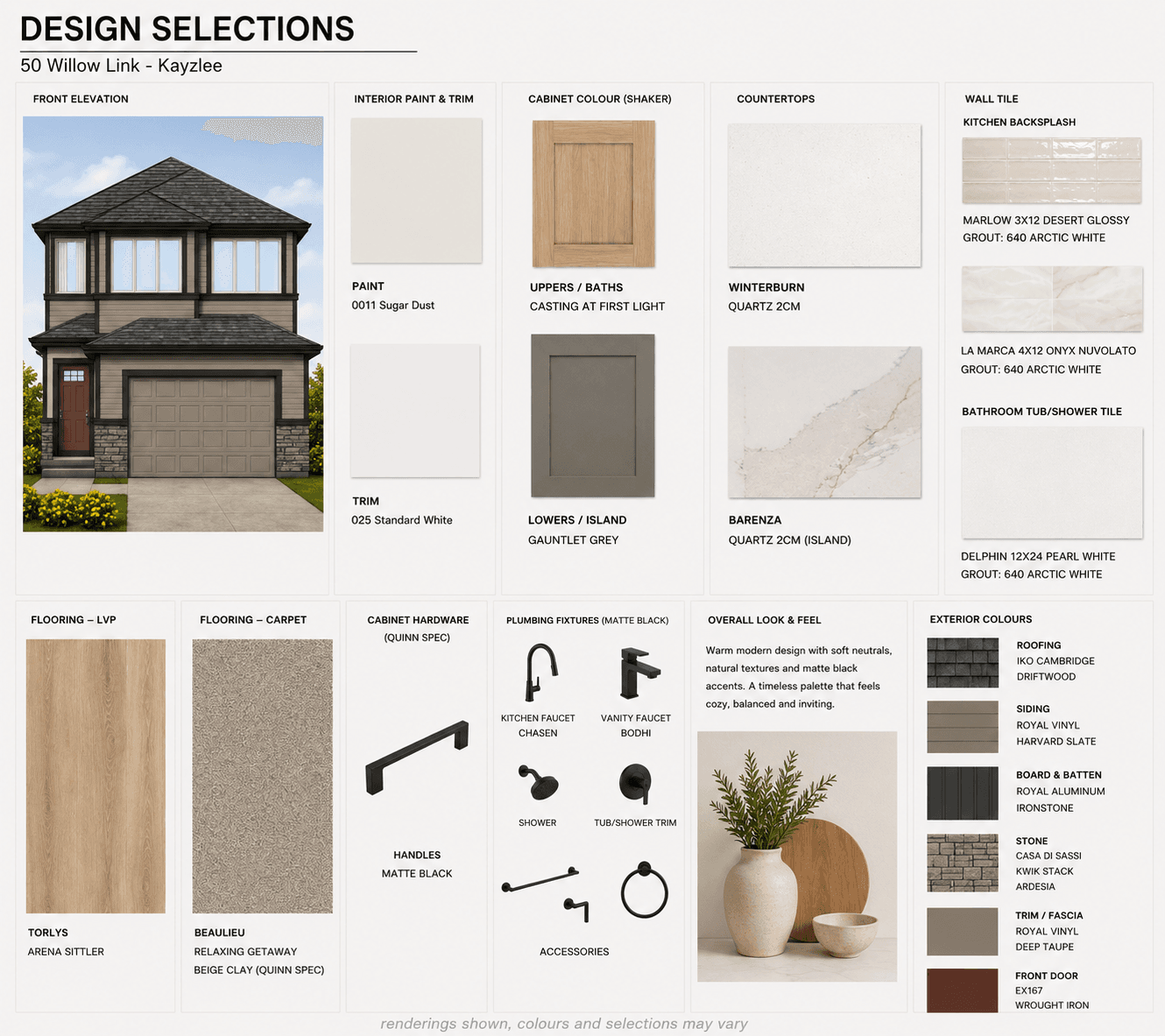 50 Willow Link – Mood Board