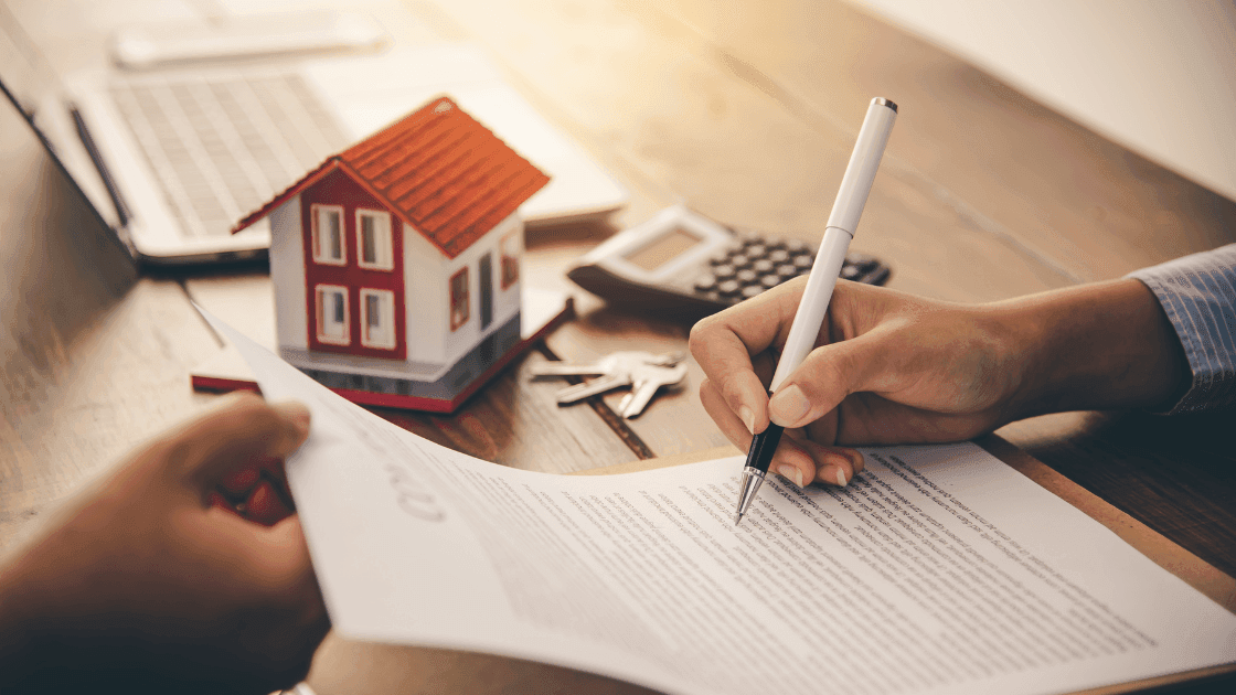 paperwork for a new home mortgage in greater edmonton area