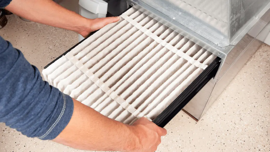 changing filter for new home maintenance in Alberta